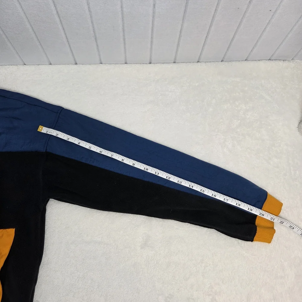 Nike Polar Fleece Half Zip Blue Orange Size‎ XL